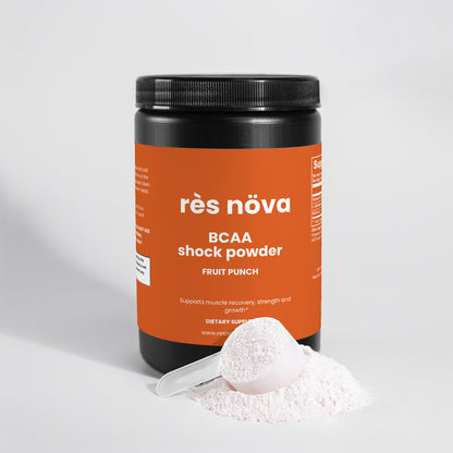 Poudre choc BCAA - saveur punch aux fruits