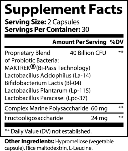 Probiotic 40 Billion with Prebiotics Capsule